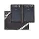 aerial view a navy blue leeman whitney marquis two luggage tag set, image 1 of 3