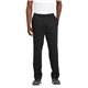 aerial view a black sport - tek(r) open bottom sweatpant, image 1 of 6
