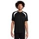 aerial view a black/white sport - tek(r) dry zone(r) colorblock crew, image 1 of 7