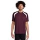 aerial view a maroon/white sport - tek(r) dry zone(r) colorblock crew, image 1 of 7