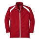 aerial view a true red/white sport - tek(r) youth tricot track jacket - colors, image 1 of 5