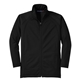 aerial view a black/black sport - tek(r) youth tricot track jacket - colors, image 1 of 5