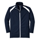 aerial view a true navy/white sport - tek(r) youth tricot track jacket - colors, image 1 of 5