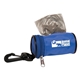 aerial view a blue pick it up pet bag dispenser, image 1 of 2