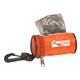aerial view a orange pick it up pet bag dispenser, image 1 of 2
