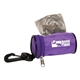 aerial view a purple pick it up pet bag dispenser, image 1 of 2