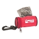 aerial view a red pick it up pet bag dispenser, image 1 of 2