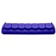 aerial view a blue 7 day compartment pill med minder, image 1 of 2