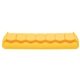 aerial view a yellow 7 day compartment pill med minder, image 1 of 2