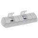 aerial view a translucent frost 7 day compartment pill med minder, image 1 of 2