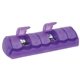 aerial view a translucent purple 7 day compartment pill med minder, image 1 of 2