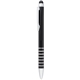 aerial view a black preston twist dual ballpoint pen stylus, image 1 of 3