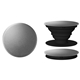 aerial view a space gray aluminum popgrip with repositionable gel, image 1 of 2