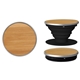 aerial view a bamboo popgrip wood phone grip, image 1 of 6