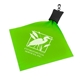 a lime green galaxy pack it tech cleaning cloth