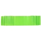 aerial view a lime green exercise stretch band, image 1 of 2