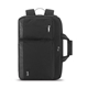 aerial view a black solo new york duane hybrid briefcase, image 1 of 5
