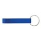 a blue anodized aluminum bottle opener keyring