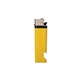 a yellow standard lighter w / bottle opener