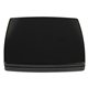 a black plastic pocket mirror