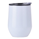 a white travelers 12 oz cup