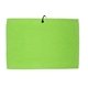 aerial view a lime green ultra soft trainer sport towel, image 1 of 2