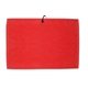 aerial view a red ultra soft trainer sport towel, image 1 of 2