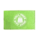 aerial view a lime green riviera soft beach towel, image 1 of 2