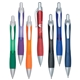 a group of rio ballpoint pen with contoured rubber grip