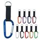 a group of promotional 8mm carabiner with 2.5 blank strap