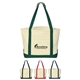 a group of durable cotton canvas tote with front pocket