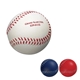 a group of baseball shape stress reliever