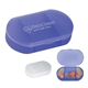 a group of oval shape pill holder case