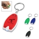 a group of extra bright white press hold led key chain