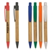 a group of eco - friendly bamboo barrel pen