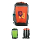a group of tri - color drawstring backpack