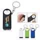 a group of magnifier and led light key chain