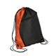 a orange/black port authority(r) - colorblock cinch pack