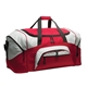 a red/grey port authority(r) - standard colorblock sport duffel