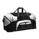 a black/grey port authority(r) - standard colorblock sport duffel