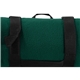 aerial view a dark green port authority(r) - value fleece blanket with strap, image 1 of 2