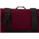 aerial view a maroon port authority(r) - value fleece blanket with strap, image 1 of 2