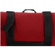 aerial view a red port authority(r) - value fleece blanket with strap, image 1 of 2