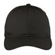 aerial view a black port authority(r) fine twill cap, image 1 of 3