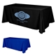 a group of flat polyester 4- sided table cover - fits 8 standard table