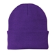 a athletic purple port authority(r) knit cap