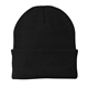 a black port authority(r) knit cap