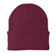 a maroon port authority(r) knit cap
