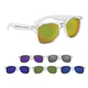 a group of crystalline mirrored malibu sunglasses