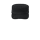 aerial view a black district (r) distressed military hat, image 1 of 4